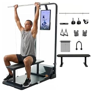 Speediance Gym Monster Smart Home Gym, Multifunctional Strength Training Machine, Smith Machine Power Cage Workout Station, Squat Rack Cable Machine, Full Body Fitness Equipment for Home Workout