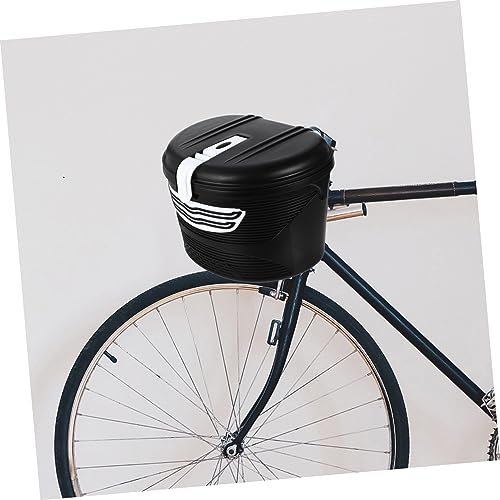 Garneck 1satz Elektrischer Fahrradkorb Mit Schloss Lockable Front Frame Storage Bikes Und Fahrräder Robuste Aufbewahrungslösung Für Helm Und Zubehör