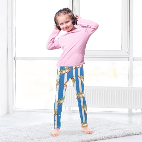 Girls Leggings Cute Tiger Little Hero Animals Toddler Girls Clothes Leggings for Girls Toddler Girls Leggings 3-4T4