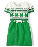 Gymboree,Girls,and Toddler Short Sleeve Sweater Dress,Shamrock,10