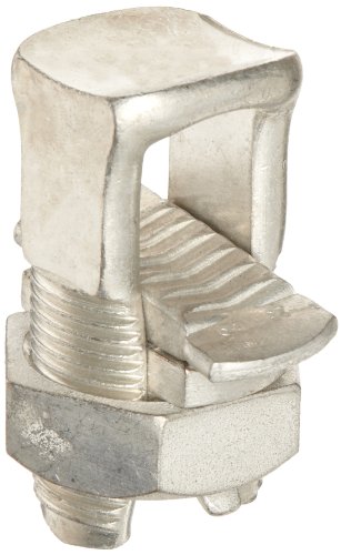 Morris Productos 90364 Split perno conector con separador, used con conductores de cobre, 350 AWG, 350 – 350 Max Run a Max grifo, 350 – 1/0 min Run a Min grifo, 350 – 1/0 Max Run a Min grifo, 2/0 – 2/0 min Igualdad de grifo y Run, 650 Inlb par