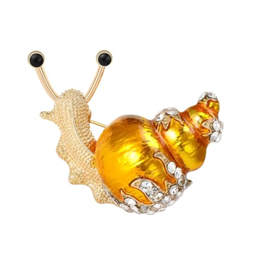 Broche coquillage de plage escargot en conque naturelle pour costume