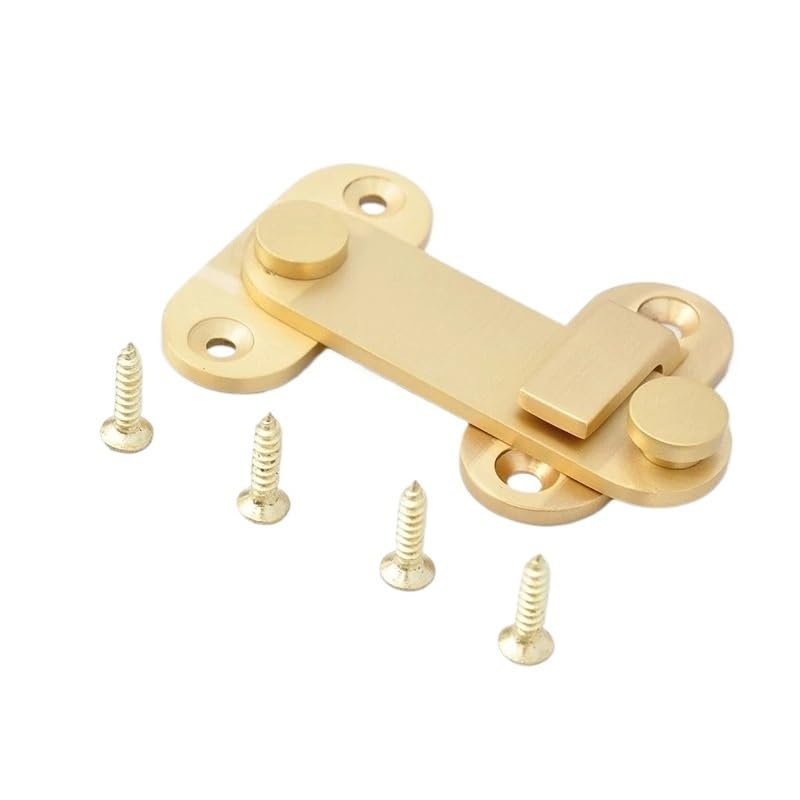 Loquet en cuivre vintage doré pour sécuriser facilement vos volets intérieurs