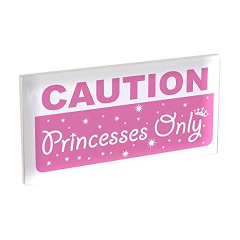 SmartGiftShop Custom Personalised Bespoke Boys Girls Room Door Sign Plaque Plate on Ceramic-Princess's Room Cover