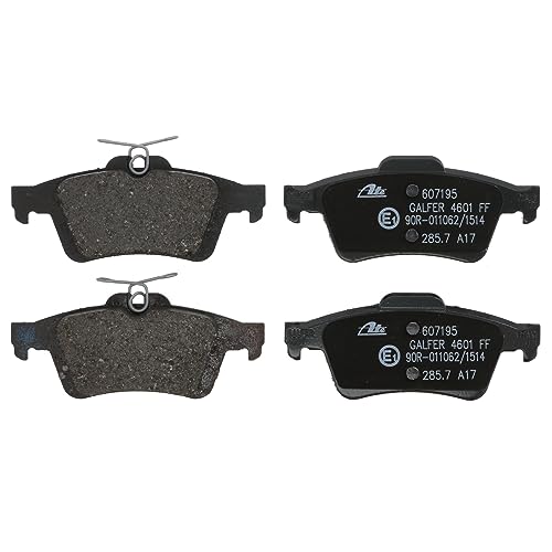 1x ORIGINAL ATE SATZ BREMSBELÄGE BREMSKLÖTZE HINTEN