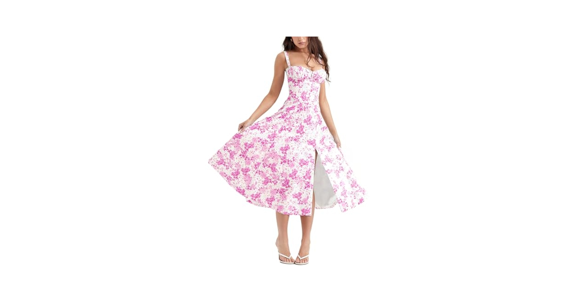 ★Cest Moidew★ Cest_Forest print waist strap dress Cest_Forest print waist strap dress :: WALALAND(왈라랜드)