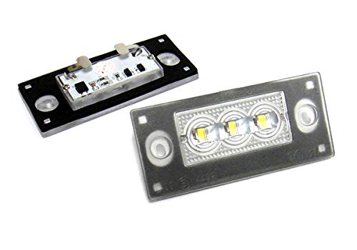 TitanAuto LED Kennzeichenbeleuchtung 2x - 6000K Weiß Für Audi A3 A4 S3 S4