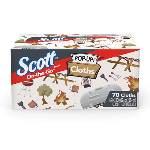 Serviettes de table douces Scott 55195 feuilles de 22cm - 4