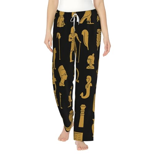 Pantalon de pyjama en polaire style égyptien idéal pour le cocooning