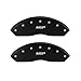 MGP 28167SMGPMB Caliper Covers-Matte Black, Front and Rear: MGP Logo