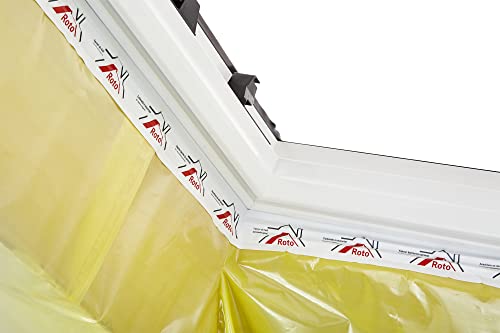 Roto Original EZB Anschluss-Schürze Innen ASI | Anschlussschürze Dachfenster der Baureihe Designo Rx | für zuverlässigen Schutz vor Feuchtigkeit und Witterungseinflüssen | Größe 054/xxx