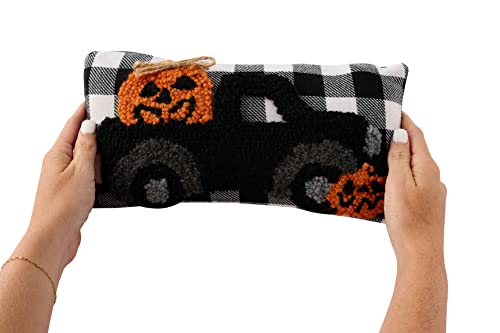 Coussin Halloween mini camion Mud Pie décoratif pour salon - 8