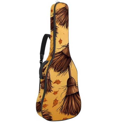 Housse guitare basse 101cm en tissu Oxford imperméable avec double bandoulière