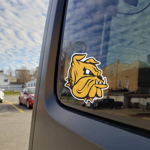 Image of Minnesota Duluth Bulldogs Head Logo Weatherproof Vinyl Sticker Car Decal from Nudge Printing