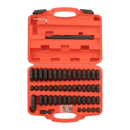 cunnyend 51 Piezas Kit De Herramientas Extractores De Rodamiento De Rueda Para Desmontaje E Instalación De Rodamientos De Rueda Delantera, Kit De Accionamiento De Rodamiento Y Anqueidad Con Tornillos