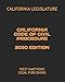 CALIFORNIA CODE OF CIVIL PROCEDURE 2020 EDITION: WEST HARTFORD LEGAL PUBLISHING