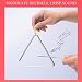 Triangulo Musical Instrumento para Niños,JEANGO 4 Piezas Percusión de Triangulo con Batidor...