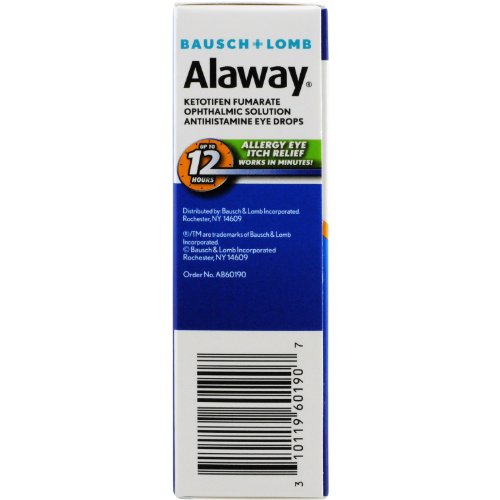 Allergy Eye Itch Relief Eye Drops By Alaway, Antihistamine, 10 Ml (Pack Of 2) #TOP2