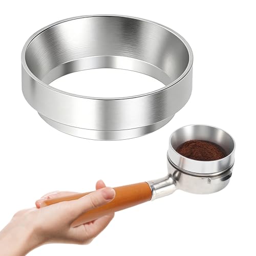 51mm Magnetic Dosing Funnel for Espresso Portafilters - Aluminium Alloy Coffee Accessory for Baristas and Home Use
