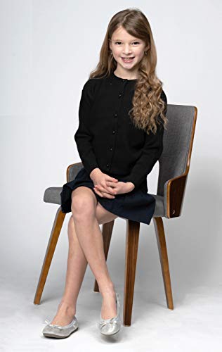 Julius Berger Girls Black Cotton - Feels Like Cashmere Cardigan2