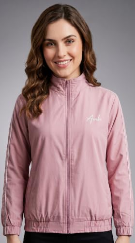 Image of Women Lightweight Jacket | Solid Casual Windcheater With 2 Pockets