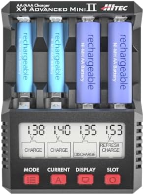 Amazon | ハイテック AA/AAAチャージャー X4 Advanced mini II 