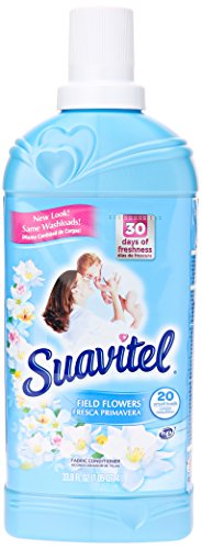 Suavitel Fast Dry Liquid Fabric Softener, Field Flowers Scent, 33.8 Fl Oz