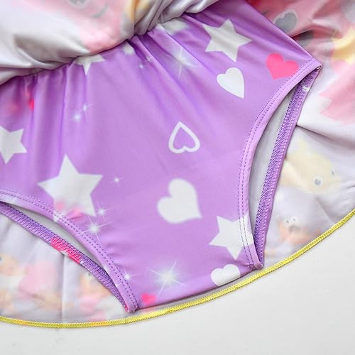 Image of Kids Girls Swimwear,1 /2 Piece Swimwear Set 2-9Years Off Shoulder Bikini Set 3D Printing Cute Sharks Bathing Suits for Girls