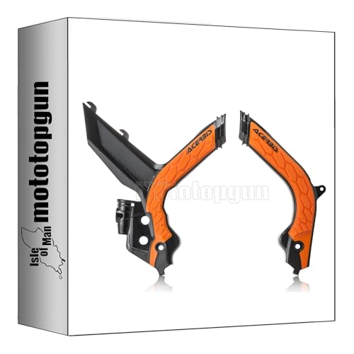 Protector del marco Acerbis negro naranja para KTM EXC-F 450