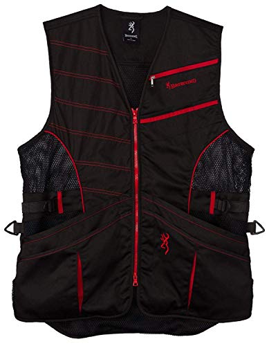 Browning, Ace Shooting Vest, Black/Red, Large