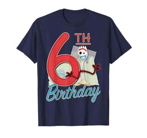 T-shirt Forky Toy Story 4 enfant 6 ans vêtement anniversaire Pixar