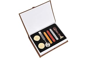 Winnsty Retro Vintage Hogwarts Envelopes Sealing Wax Kit