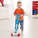 Fisher-Price Corn Popper Baby Toy, Toddler Push Toy with Ball-Popping Action for 1 Year Old and Up, 2-Piece Assembly, Blue​