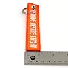 Rotary13B1 Remove Before Flight Keychain - NEON Orange/white