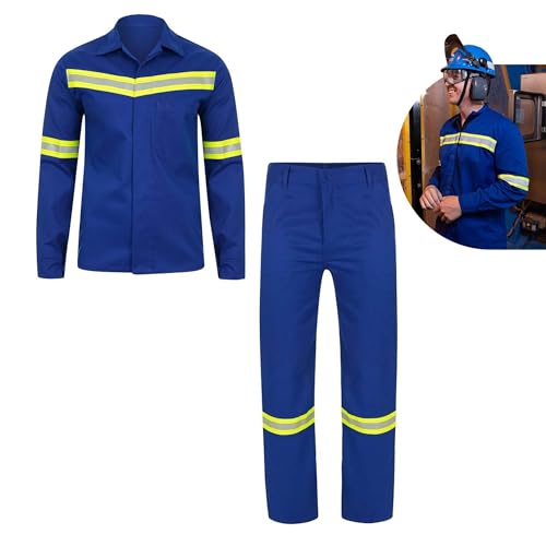 Conjunto Uniforme EPI Faixa Refletiva Nr10 Segurança do Trabalho Construção Mecanico Eletricista Obr