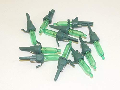 10 Bombillas LED Verdes 3.4V para Luces de Navidad miniatura 5