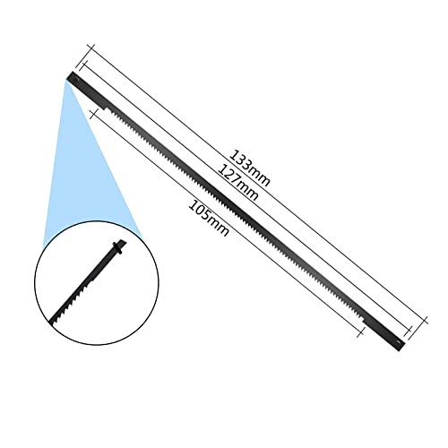 Dekupiersägeblatt WTpin Set, 20 Stück, 127 cm, 10/15/18/24 Zähne