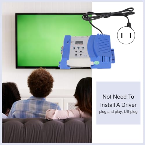 HDM69L HDMI to RF Modulator for tv VHF UHF PAL/NTSC Format Drive HD Multimedia Interface AV to RF Converter TV Switch Audio Video Converter for Home TV 90?240V (US Plug) RF Modulators - Thumbnail 4