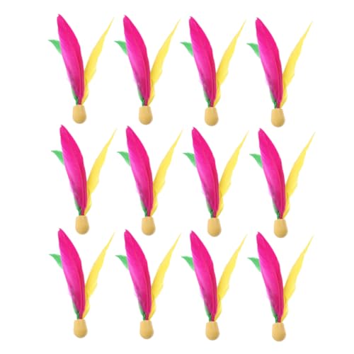 HANABASS 12Pcs High Elastic Rubber Head for Stable Flight for Backyard Park Beach Fun for Adults