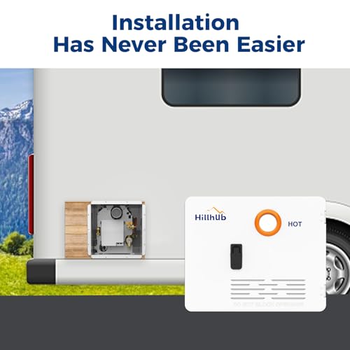 Image of Hillhub 15 x 18 Inches RV Water Heater White Door (ONLY DOOR). All-season Door Kit for Hillhub RV Water Heaters, Three-layer Material with Electrostatic Powder Coating Layer, Electrolytic Plate