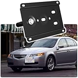 Anti-Theft License Plate Holder Compatible with 2009-2014 Gen4 Acura TL, Front Tow Hook License Plate Bracket Mounting Kit, No Drill Bumper Frame
