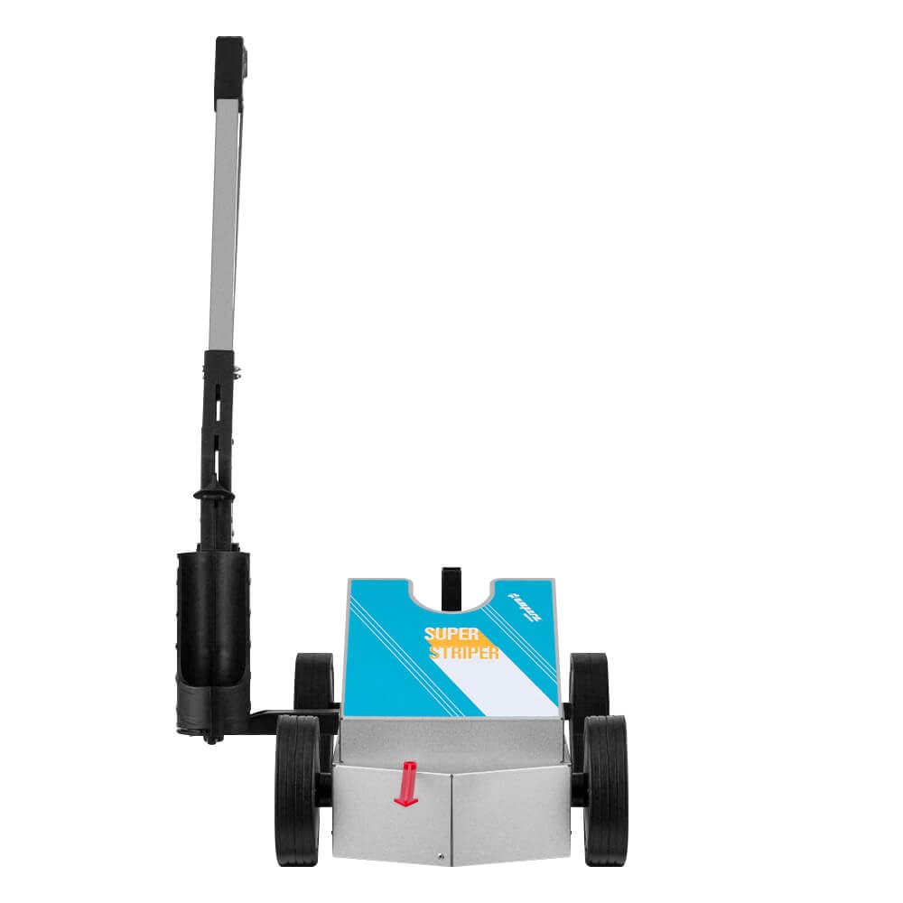 Markierung-Komplett-Set Typ M, weiß, für den Einsatz im Innen- und Außenbereich, Art.-Nr. 70486 | Bodenmarkierungsgerät | Markierungsgerät | Markierungswagen
