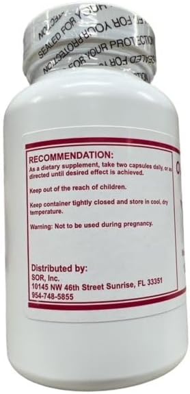 Miniatura 3 de SOR, Inc. Pastillas de suplemento feminizante para travestis, transgénero, hombres travestis, 120 unidades