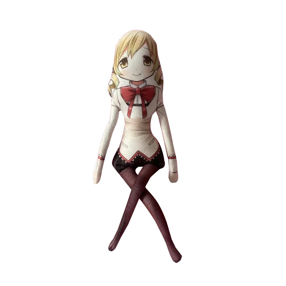Zhongkaihua Anime Human-Shaped Plush Kaname Madoka Akemi Homura Figure Miki Sayaka/Kyouko/Tomoe Mami 28CM Twistable Built-in Wire Funny Pillow Throw Decorations — image 1
