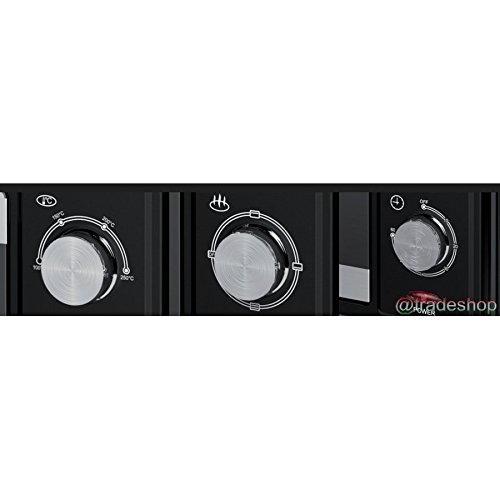 FORNO ELETTRICO VENTILATO DA 35 LITRI 1700 W FORNETTO NERO CON TIMER  SINOTECH : Amazon.it: Elettronica