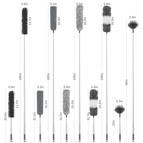 Image of Barebeauty Microfiber Duster Multicolor Combo 7 pcs
