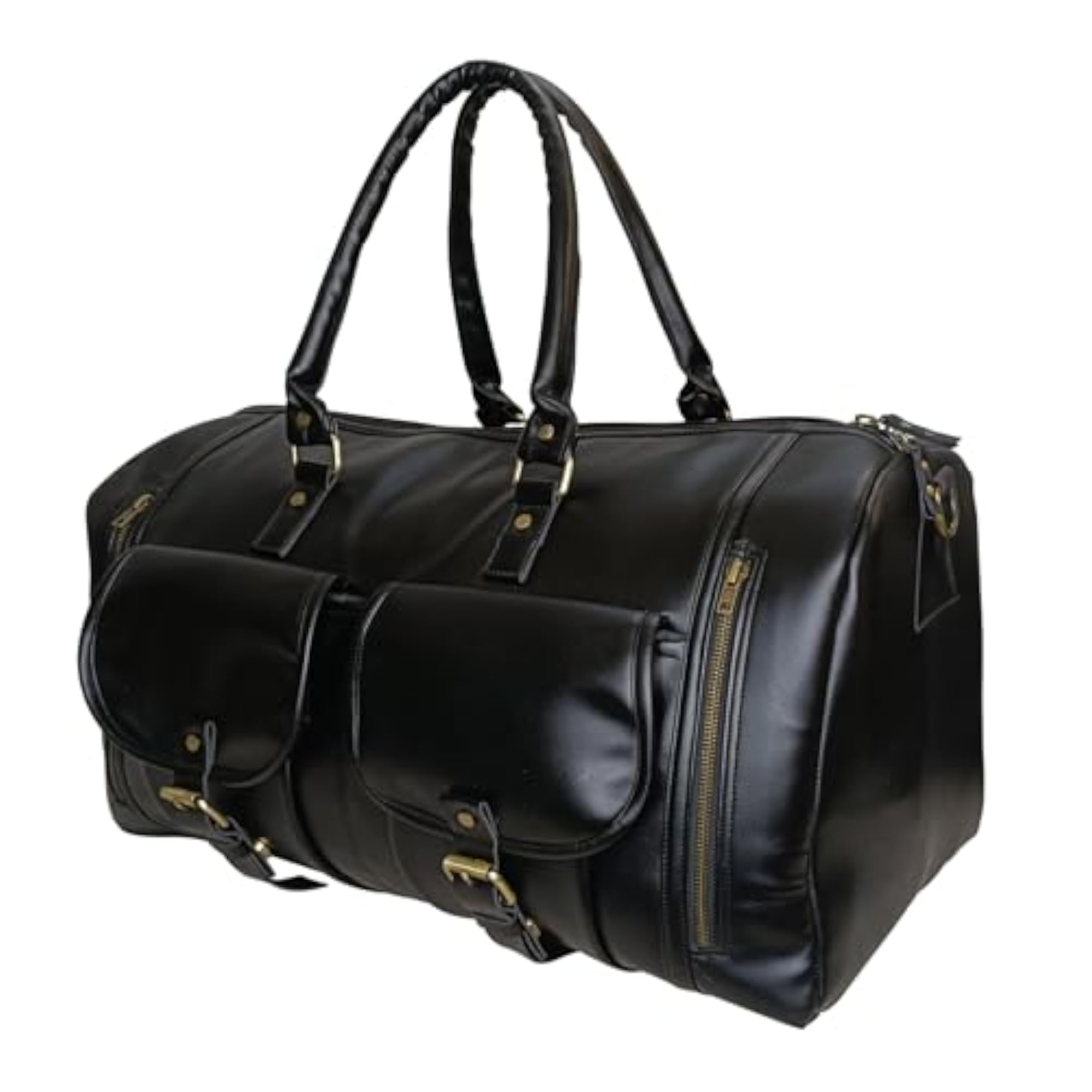 Vegan Leather Cabin Size Travelling Duffle Bag