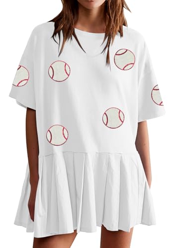oversized baseball tee dress Bleusalt The Oversized T Dress | Unbleached