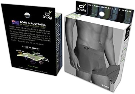 Organic Bamboo Boody EcoWear Boxershort voor heren, duurzaam, ethisch,  comfortabel ondergoed voor jongens : Amazon.nl: Kleding, schoenen \u0026 sieraden