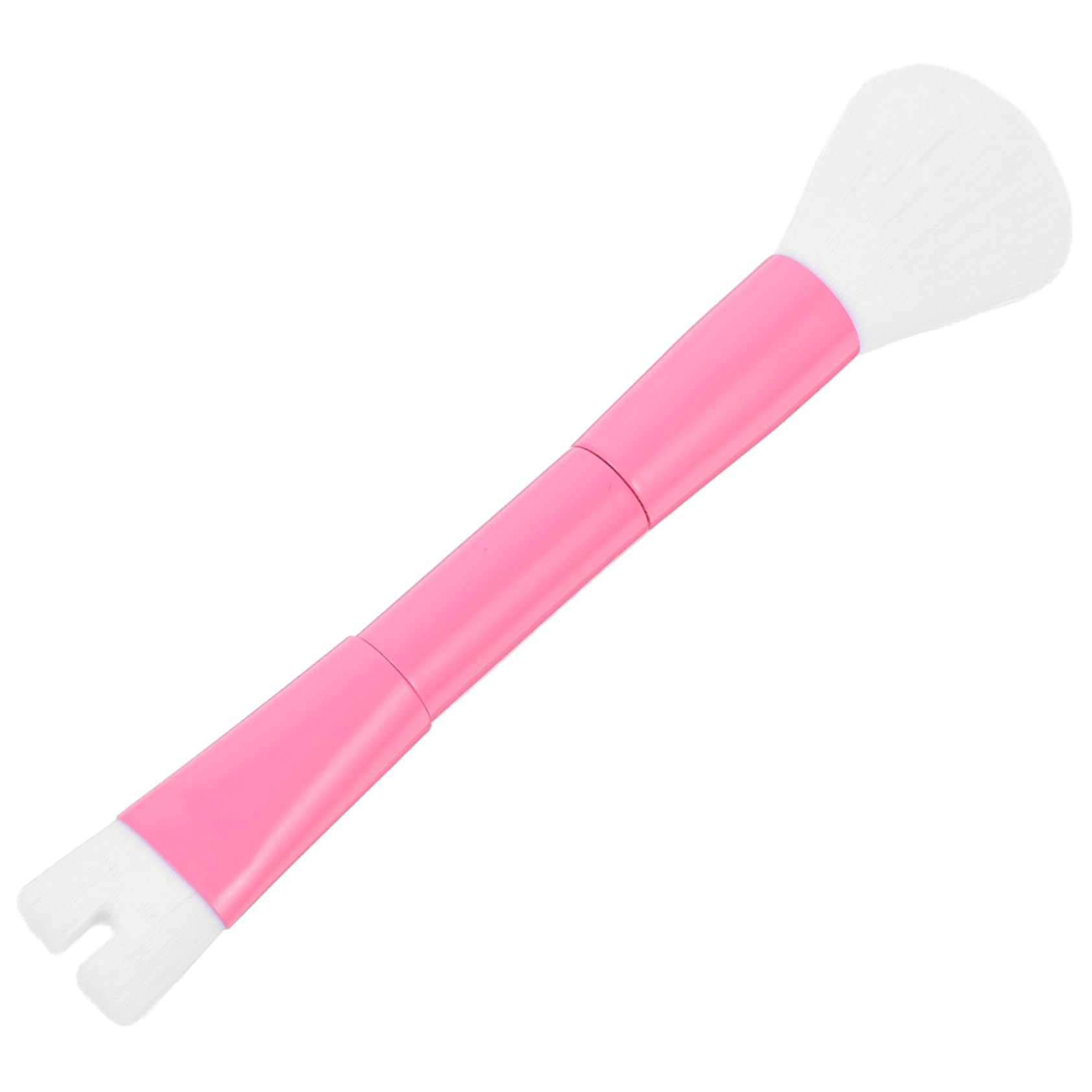 Mikinona Face Brush Portable Dual Ended Makeup Brush for Nose Shadow Blush Highlighter Women's Makeup Tool